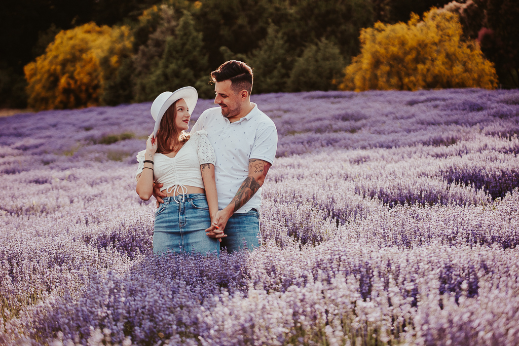 Levendulás fotózás